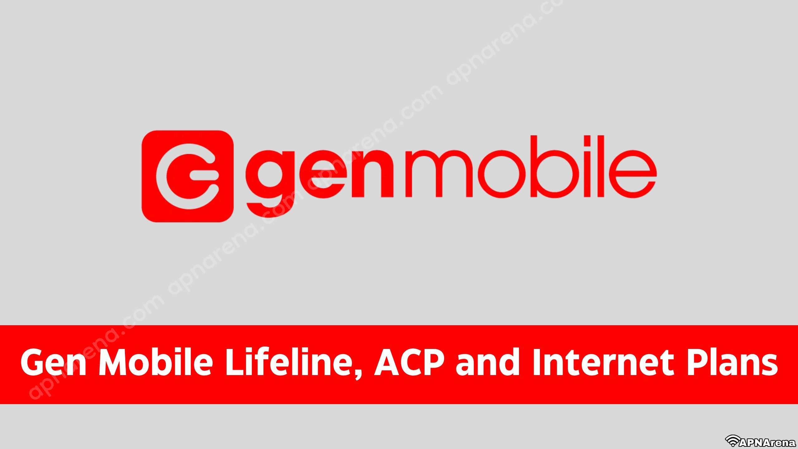 Gen Mobile Free Government Phone, Unlimited Data with Lifeline and ACP , Phone and Data Plans