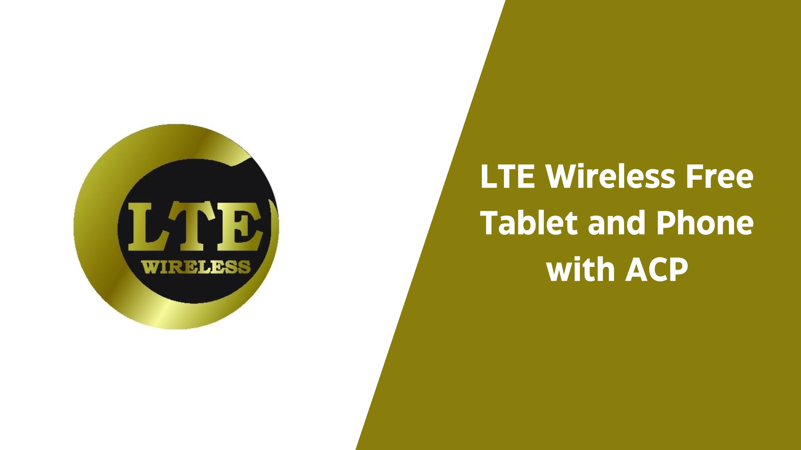 LTE Wireless Free Government Tablet and Phone with ACP : Qualification and Application Guide