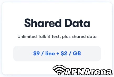 US Mobile Prepaid Plans, pooled data, shared data